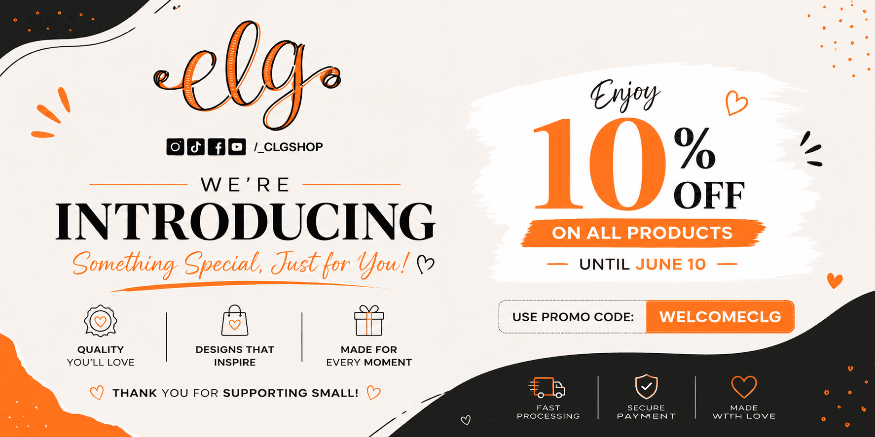 Homepage banner